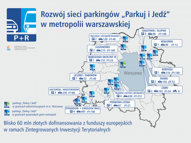 Parking Park & Ride w Zaborowie
